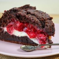 CBD Chocolate Cake with Vanilla and Cherry Filling Recipe