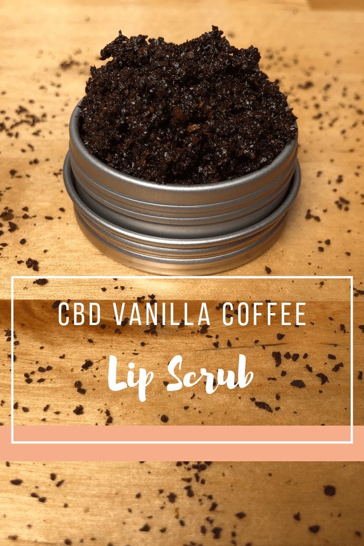 CBD Vanilla Coffee Lip Scrub