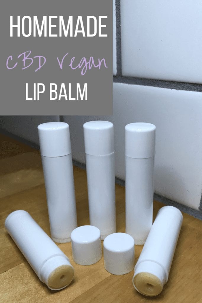 Homemade CBD Vegan Lip Balm