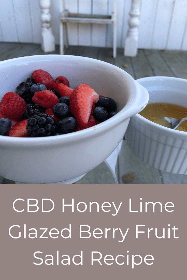 CBD Honey Lime Glazed Berry Fruit Salad Recipe