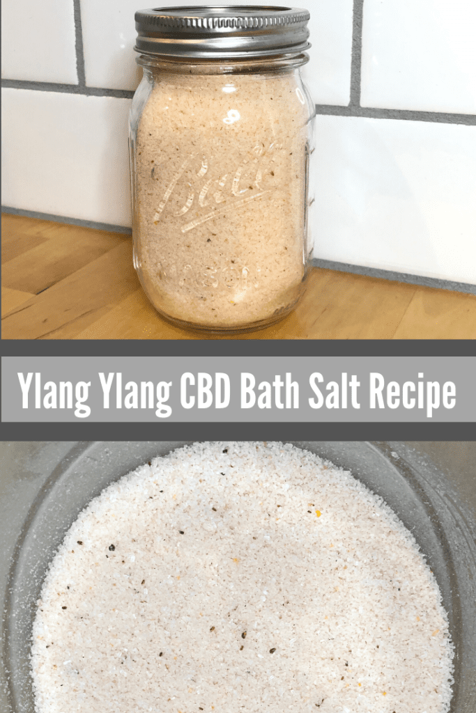 Ylang Ylang CBD Bath Salt Recipe