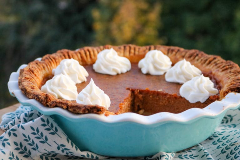 easy pumpkin pie recipe infused with CBD