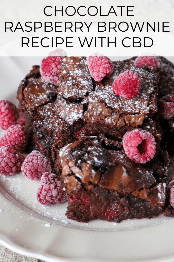 Chocolate Raspberry Brownie Recipe with CBD