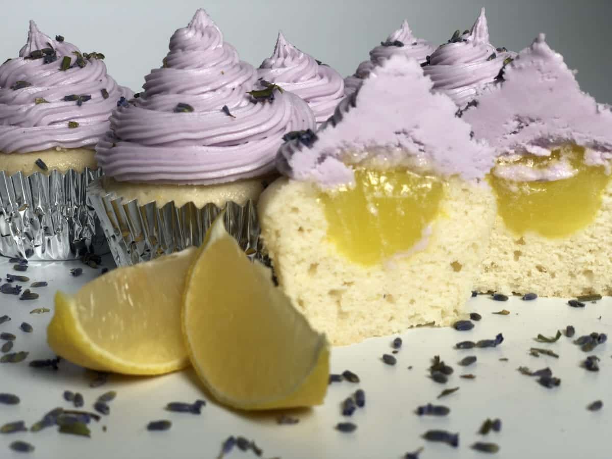 Simple CBD Lemon Lavender Cupcake Recipe