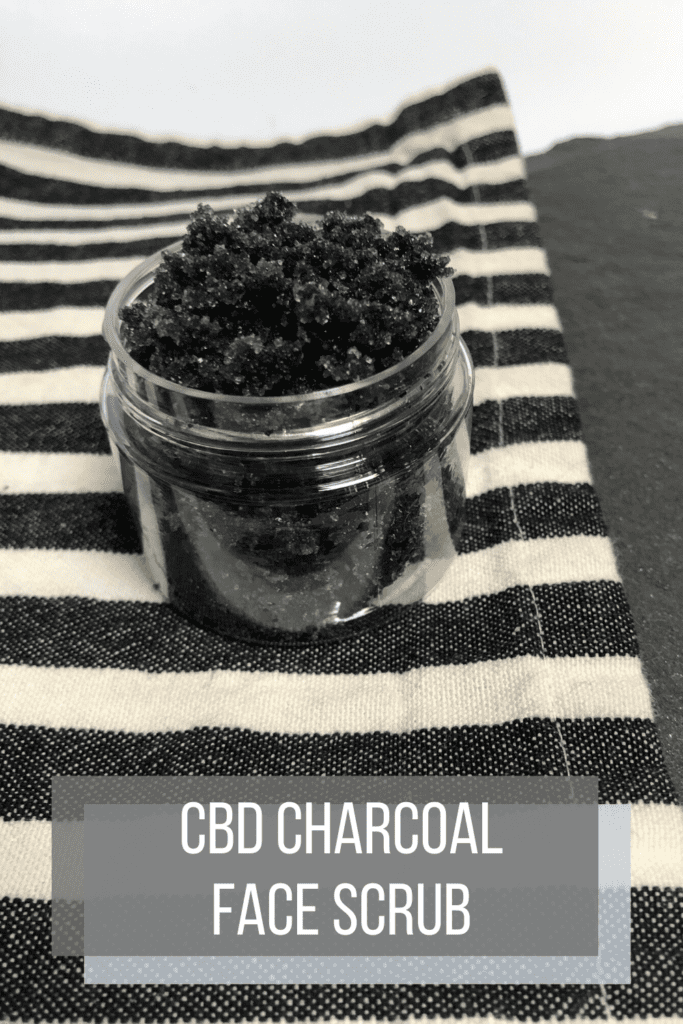 CBD Charcoal Face Scrub