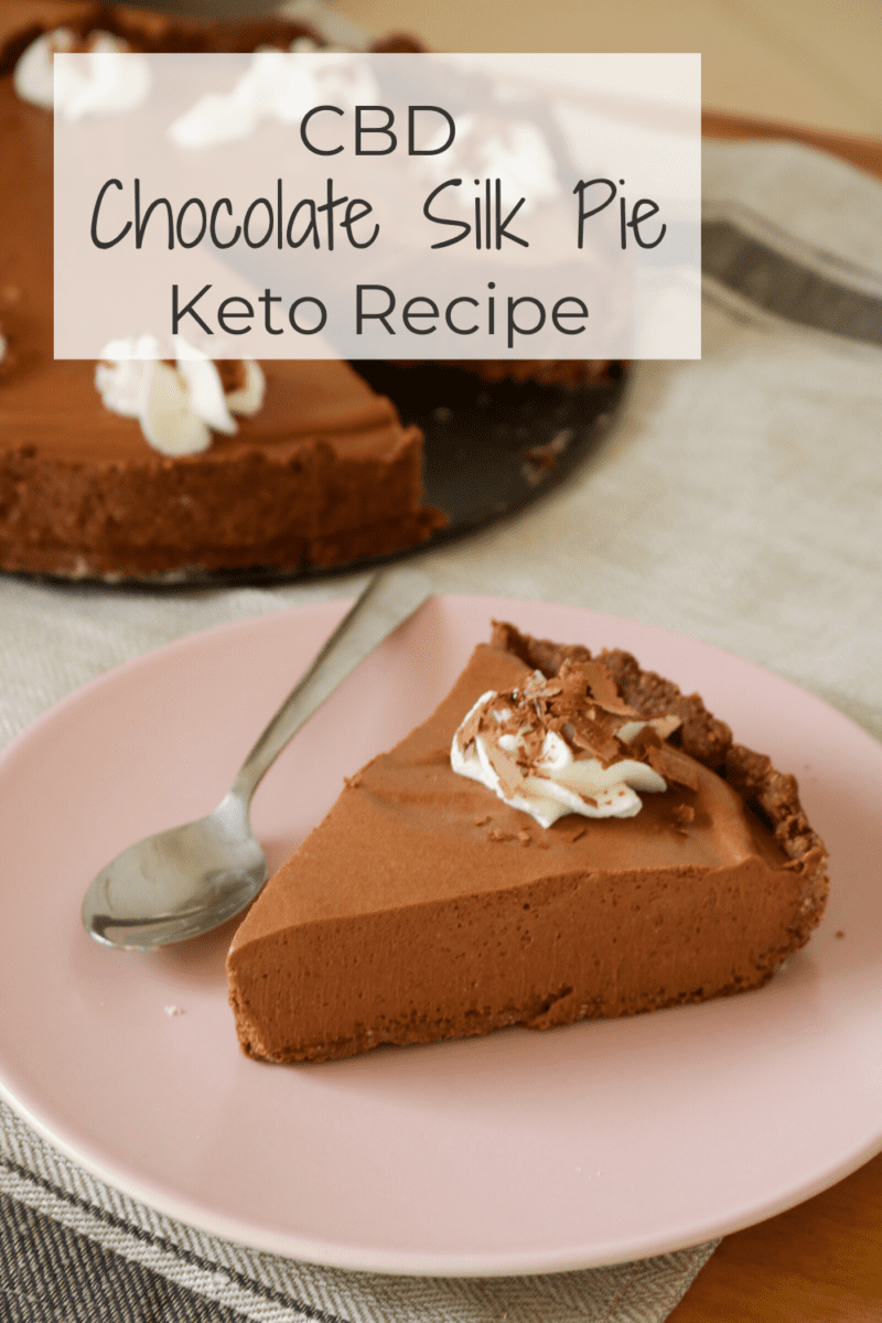 CBD Chocolate Silk Pie Keto Recipe