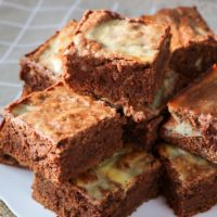 CBD Keto Cheesecake Swirl Brownies Recipe
