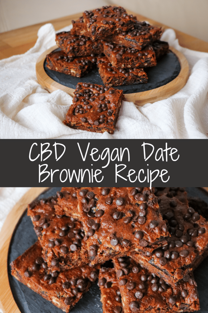 CBD Vegan Date Brownie Recipe