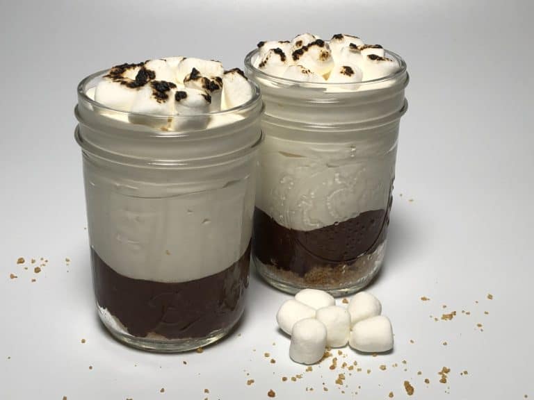 CBD Smores Cheesecake Cups