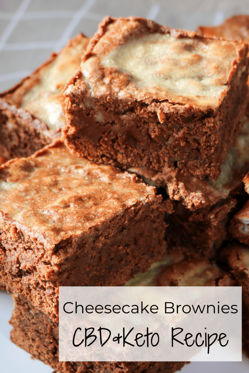 Cheesecake Brownies CBD & Keto Recipe
