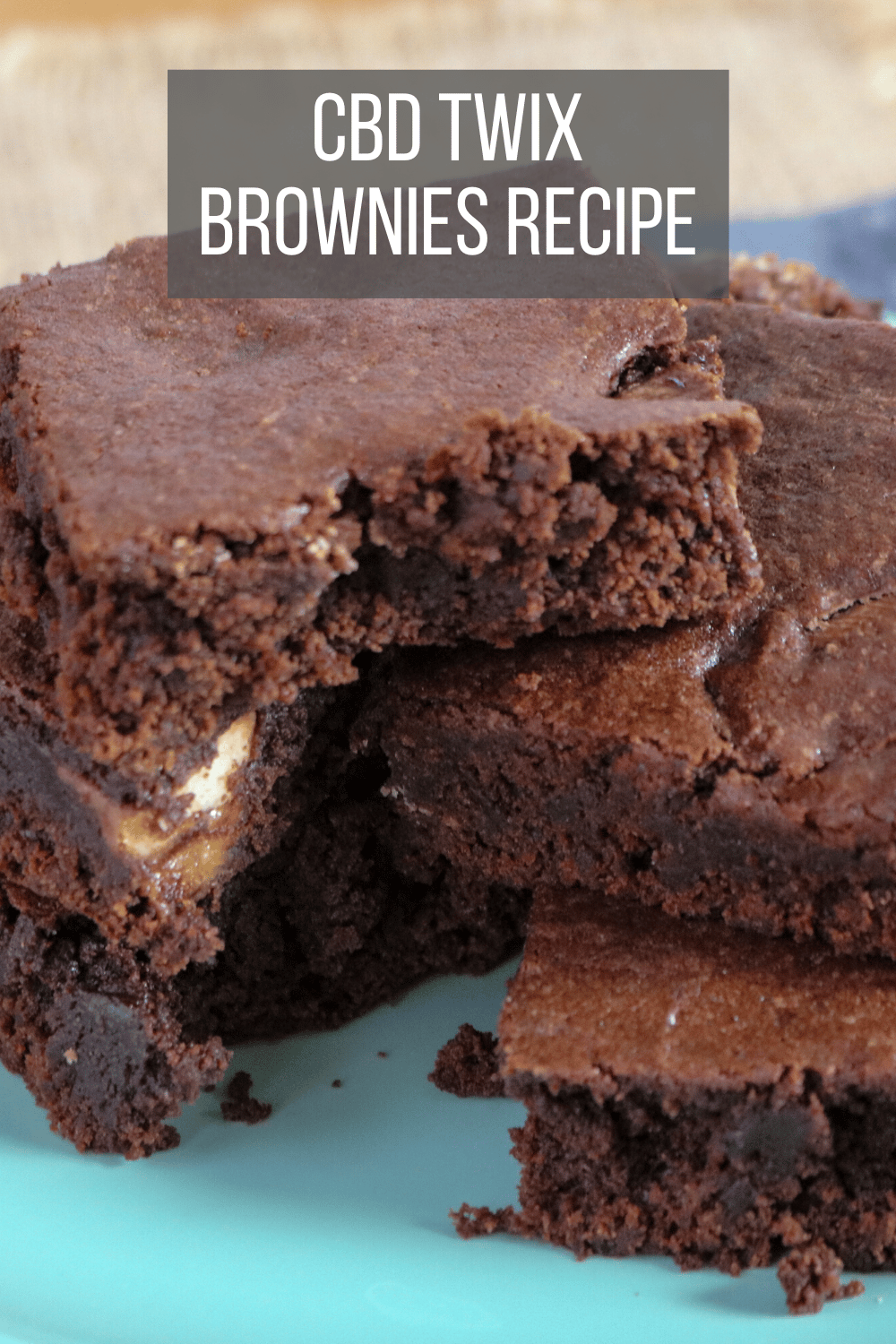 CBD Twix Brownies Recipe